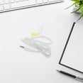 thumbnail image 4 of BEADCEST Microphone For Recording Videos White Plastic Lavalier Microphone For Business Users 1Pcs, 4 of 8