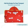 thumbnail image 5 of Wildkin Velour Nap Mat for Toddler Boys and Girls, Daycare and Preschool, Roll-up Design (Wild Bunch Dalmatian Red), 5 of 8