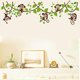 thumbnail image 3 of Pegatinas de pared DIY de monos de la jungla para habitación de bebé, guardería, decoración de animales, 3 of 5
