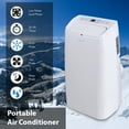 SereneLife SLPAC12.5 12,000 BTU Portable Air Conditioner with