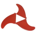 thumbnail image 2 of Board Fin Surfing Fin Durable Universal 3Pcs/Set Replacement Tail Rudder Surfboard Tail Fin for Paddleboard Surfboard Parts Red, 2 of 8