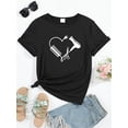 thumbnail image 1 of Trendy Women'S Short-Sleeve Round-Neck Casual And Comfortable T-Shirt, 1 of 6