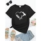 thumbnail image 1 of Trendy Women'S Short-Sleeve Round-Neck Casual And Comfortable T-Shirt, 1 of 6