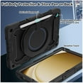 thumbnail image 6 of ROISKIN Case for Galaxy Tab A9 Plus 5G/ A9+ 11 Inch with HD Screen Protector & Shoulder Strap,Heavy Duty Military Case for Samsung Galaxy A9 Plus SM-X210/X216/X218 - Rotating Stand for Kids, 6 of 6