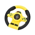 thumbnail image 2 of HILABEE Simulation Steering Wheel Toy Car Driving Toy for Preschool Ages 2 3 4 Years yellow without base, 2 of 9