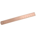 thumbnail image 3 of Straight Ruler, Ruler, Thicken Mini Copper Ruler Children's Learning Gifts For School Can Be Used Alone For Experiment Copper 15cm Scale 1.5mm Thick, 3 of 8