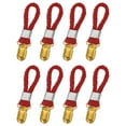 thumbnail image 1 of Uxcell 8 Pcs Clips para Toallas de Té con Lazo de Algodón para Colgar, Ganchos de Toalla de Metal de 3.5 Pulgadas, Perchas de Tela Multipropósito para Hogar, Cocina, Baño, Rojo, 1 of 7