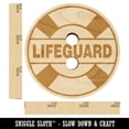 thumbnail image 2 of Lifeguard Lifesaver Buoy Wood Buttons for Crochet Knitting Sewing DIY Craft - 0.75 Inch Small (12pcs), 2 of 7