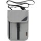 thumbnail image 1 of Bolsa para el cuello RFID, bolsa para el cuello de viaje, cartera para el cuello, bolsa ligera para el cuello, soporte para pasaporte con correa ajustable para el cuello, gris claro, 1 of 5