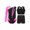 Hot Pink, variant on RUNQHUI Kids Girls Sparkly Single Long Sleeve Gymnastics Leotard Skating Dance Unitard and Shorts Hairband Set Burgundy 14