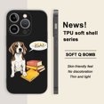 thumbnail image 1 of Actualice el aspecto de su teléfono con una funda plateada mate con diseño de dibujos animados único: compatible con iPhone 15 Pro Max 14 13 12 Pro 11., 1 of 4
