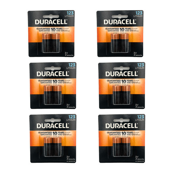 Duracell Lithium Battery CR123 3V 12PK