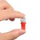 thumbnail image 4 of DC12V 1W 5 LED Bombilla de coche Paquete de 10 T10 Base Socket Holder Luz roja, 4 of 8