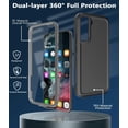thumbnail image 5 of for Samsung Galaxy S22 Case,[Built in Screen Protector][Shockproof][Dropproof] Samsung S22 Case,Full-Body Rugged Military Grade Protective for S22 5G Case 6.1 in(Black), 5 of 14