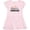 Ballerina Pink, variant on Inktastic Nana's Princess Crown and Flowers Gift Toddler Girl Dress
