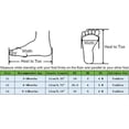 thumbnail image 3 of Hihipz Baby Girl'S Sandals Summer Hollow Closed Toe Soft Breathable First Walker Crib Shoes US Size:6M, 3 of 5