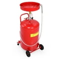 thumbnail image 5 of 20 Gallons Portable Oil Drain Tank,Adjustable Funnel Height Oil Drain Container,Pneumatic Industrial Liquid Drain Tank on Wheels for Factory,Auto Repair Shop Home Use, 5 of 5