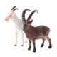 thumbnail image 1 of Estatuilla de Cabra de Simulación Realista Sunnimix 2pcs Figura de juguete de animal, 1 of 8
