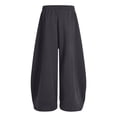 thumbnail image 5 of SJLDQY Sweatpants for Girls Letter Graphic Wide Leg Pants Drawstring Waist Straight Leg Pants with Pockets, 5 of 5