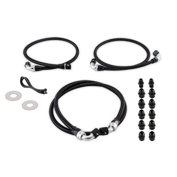 Mishimoto MMTCL-DMAX-01 Transmission Cooler Line Kit, Compatible With Chevrolet/GMC 6.6L Duramax (LB7/LLY) 2001-2005