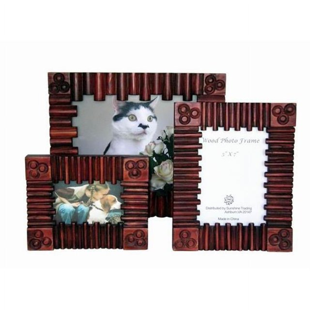 Sunshine Trading ST-21-7 Handmade Wood Photo Frame - 5 x 7 Inch