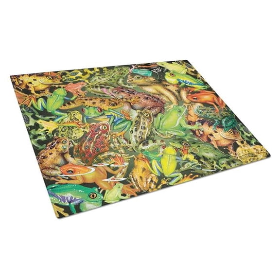 Frogs Glass Cutting Board - Large