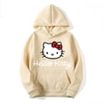 thumbnail image 4 of Sudadera con capucha de Anime de Hello Kitty para niños y niñas, jersey de lana informal, Sudadera con capucha Y2k, chaqueta con estampado para parejas, ropa para niños y niñas, nuevo, 4 of 5