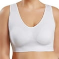thumbnail image 4 of Lorddream Women Pure Color Plus Size Sports Bra Full Bra Cup Tops,3Pack/S-6XL, 4 of 8