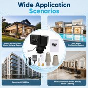 5600SXT Water Softener Control Head, 110V Water Softener System Filter Control Head, Electronic Water Softener Valve, Inlet/Outlet DN25, Complete Accessories