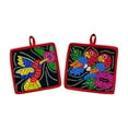 thumbnail image 6 of Mola Handmade Panamanian Pot Holder Set by Guna Women-C, 6 of 14