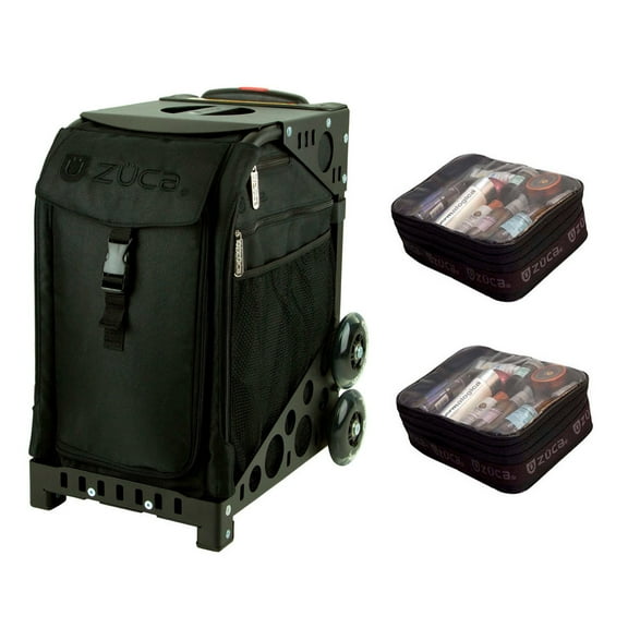 Zuca 18" Sport Bag - Stealth with 2 Small Utility Pouch (Black Frame)