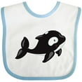thumbnail image 3 of Inktastic Cute Baby Orca Boys or Girls Baby Bib, 3 of 4