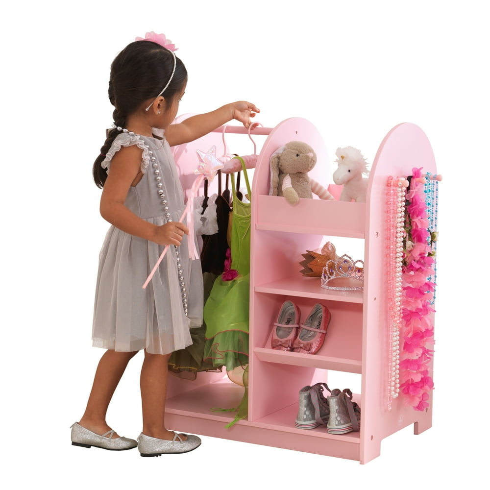 KidKraft KidKraft Wooden Fashion Pretend DressUp Station Children's