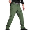 thumbnail image 4 of DDAPJ pyju Men's Slim Fit Stretch Cargo Pants Ripstop Tactical Pants Military Tactical Pants Lightweight Outdoor Hiking Work Pants with Multi Pockets Green XL, 4 of 5