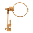 thumbnail image 2 of yuksok Adjustable Beech stitch Rack Embroidery Hoop Wooden Stand for Round Rectangel 20cm Loop, 2 of 9