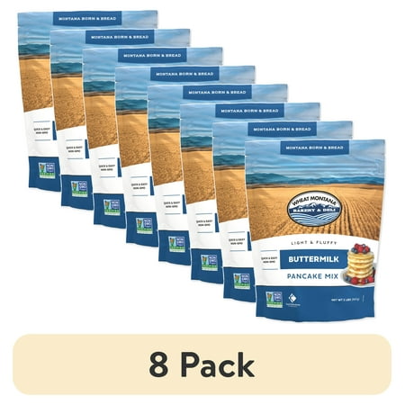 (8 pack) Wheat Montana Buttermilk Pancake Mix, 2 lb