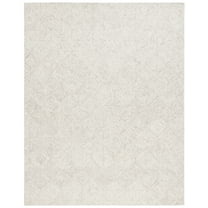SAFAVIEH Martha Stewart Diamond Area Rug, Grey/Ivory, 4' x 6'