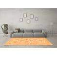 thumbnail image 3 of Ahgly Company Indoor Round Oriental Orange Traditional Area Rugs, 4' Round, 3 of 4