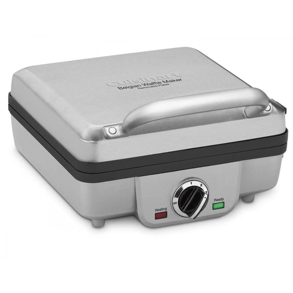 Cuisinart 4-Slice Belgian Waffles and 4-Slot Pancakes Electric Belgian Waffle Makers, Stainless Steel