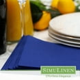 thumbnail image 4 of SimuLinen Cocktail and Party Napkins Beverage Napkins - BLUE - 25 Beverage Napkins, 4 of 6