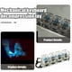 thumbnail image 4 of Mayúsculas Del Teclado Teclado mecánico de juguete antiestrés de 7,5 cm con luces LED azules y llavero, compacto, portátil, para aliviar el estrés, pieza única. Rkxzt, 4 of 6