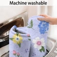 thumbnail image 5 of Pioneer Flower Floral Print Pattern Bathroom Rugs Mat, Non Slip Microfiber Bathroom Rug with Rubber Backing, Soft Mats for Bathroom Floor Tub Shower, 24"x60", 5 of 5