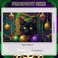 thumbnail image 2 of Colorful Design Mardi Gras Banner Masquerade Theme Carnival Display Feather Decoration Firework Pattern Festival Background for Carnival Party Mardi Gras Celebration Masquerade Ball, 2 of 9