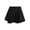 Black, variant on DPOIS Kids Girls Ballet Dance Chiffon Wrap Skirt Athletic Dance Skort Black 3-4