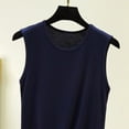 thumbnail image 4 of HBYJLZYG Women's Loose Fit Tank Top with Side Slits and Wide Straps, Soft Crew Neck Relaxed Fit Lightweight Summer Casual Sleeveless Basic Top, 4 of 5