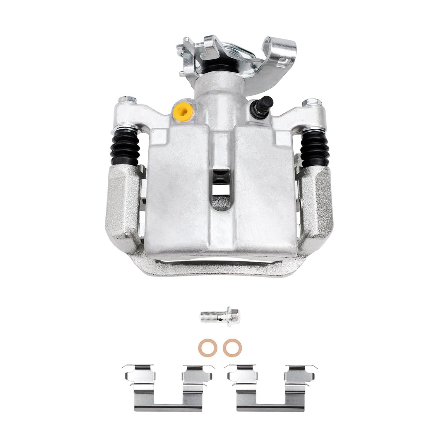 Detroit Axle - Rear 2pc Brake Calipers for Chevy Cobalt HHR Malibu Pontiac G5 G6 Pursuit Saturn Aura Ion, 2 Disc Brake Calipers Assembly Replacement