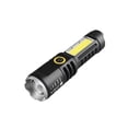 thumbnail image 2 of LED Flashlight 1000 Lumens Super Bright Zoomable, QQZ Rechargeable Handheld Flashlight with 4 Modes, IPX6 Waterproof Long Range Light for Outdoor Camping Emergency, 2 of 7