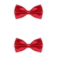 thumbnail image 3 of ZLight Nœud Papillon de Mariage Durable et Résistant aux Déchirures Couture Fine Nœud Papillon de Smoking 2 Ensembles, 3 of 6