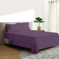 thumbnail image 1 of 600 TC Egyptian Cotton RV King Bed Sheet Set Include's - 15" inch Deep Fitted Sheet | 1 Flat Sheet | 2 Pillowcases | Plum Solid, 1 of 7