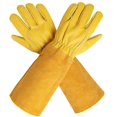 thumbnail image 1 of Guantes de jardinería KAIYANG para hombres y mujeres Poda de rosas y espinas Cuero de vaca duradero, 1 of 4